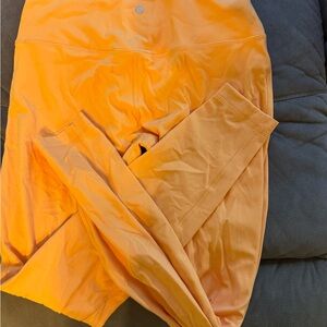 Lululemon Orange Leggings